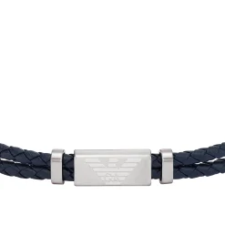 Emporio Armani Leather ID Men’s Bracelet