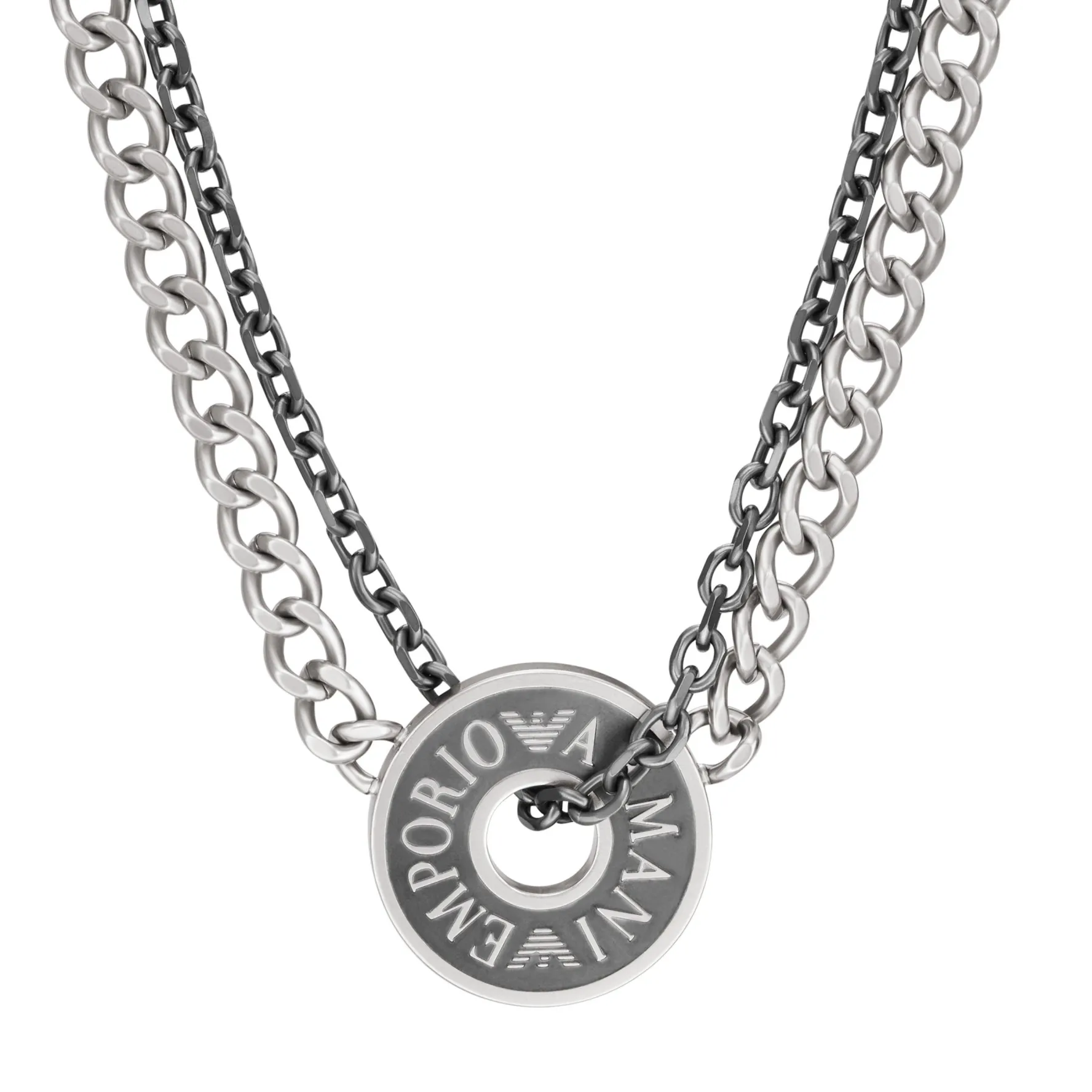 Emporio Armani Logo Essential Stainless Steel Men’s Necklace