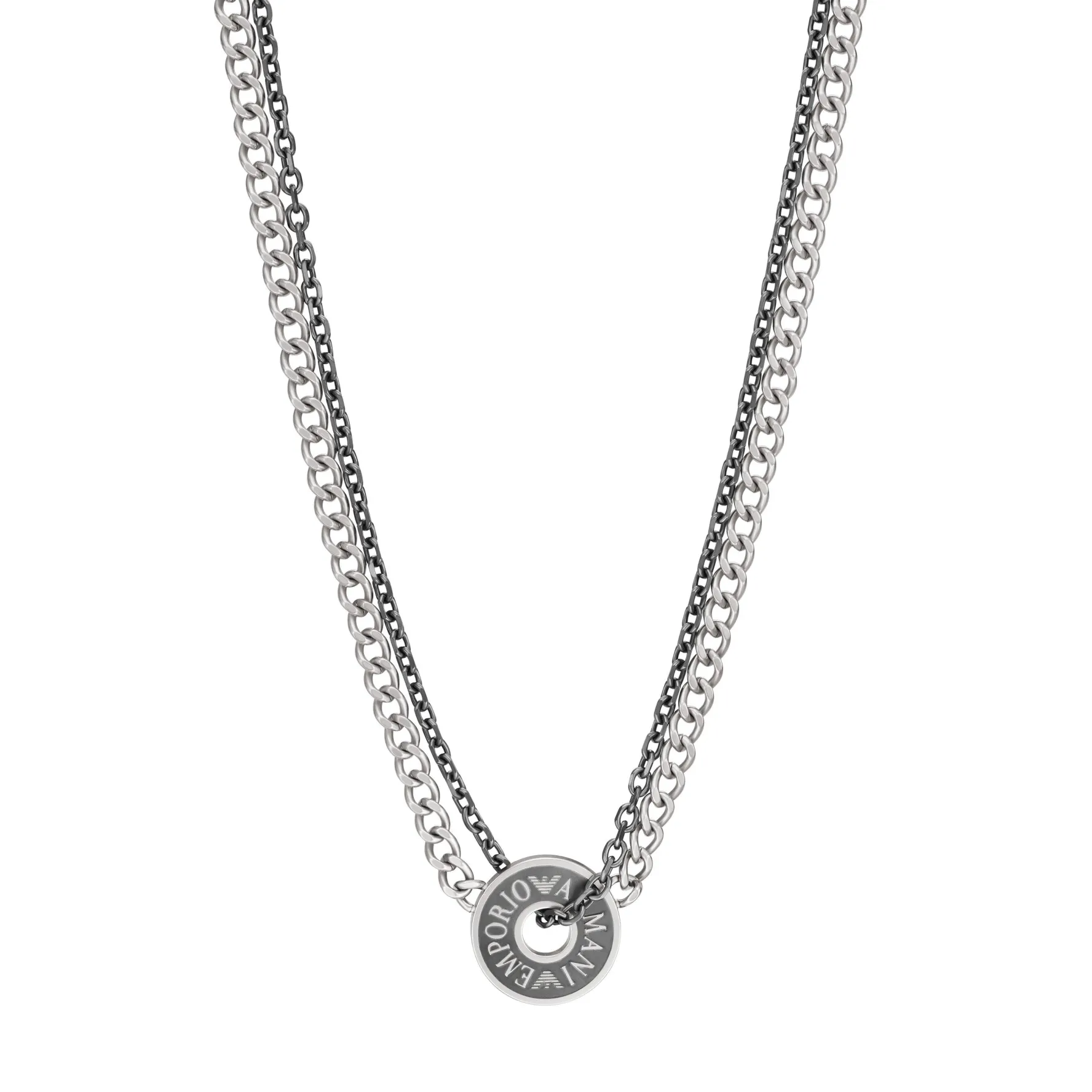Emporio Armani Logo Essential Stainless Steel Men’s Necklace