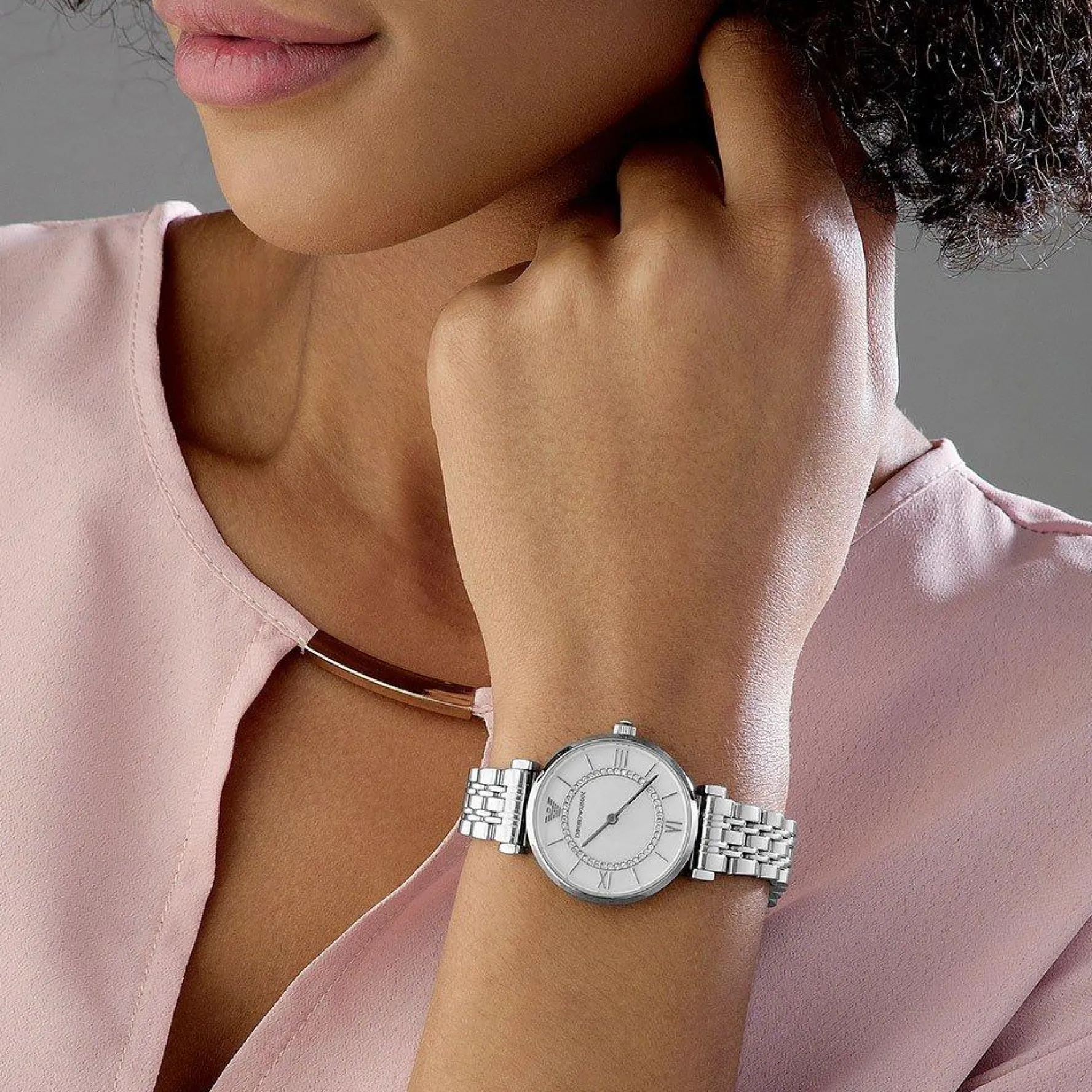 Emporio Armani 32mm Crystal Ladies Watch
