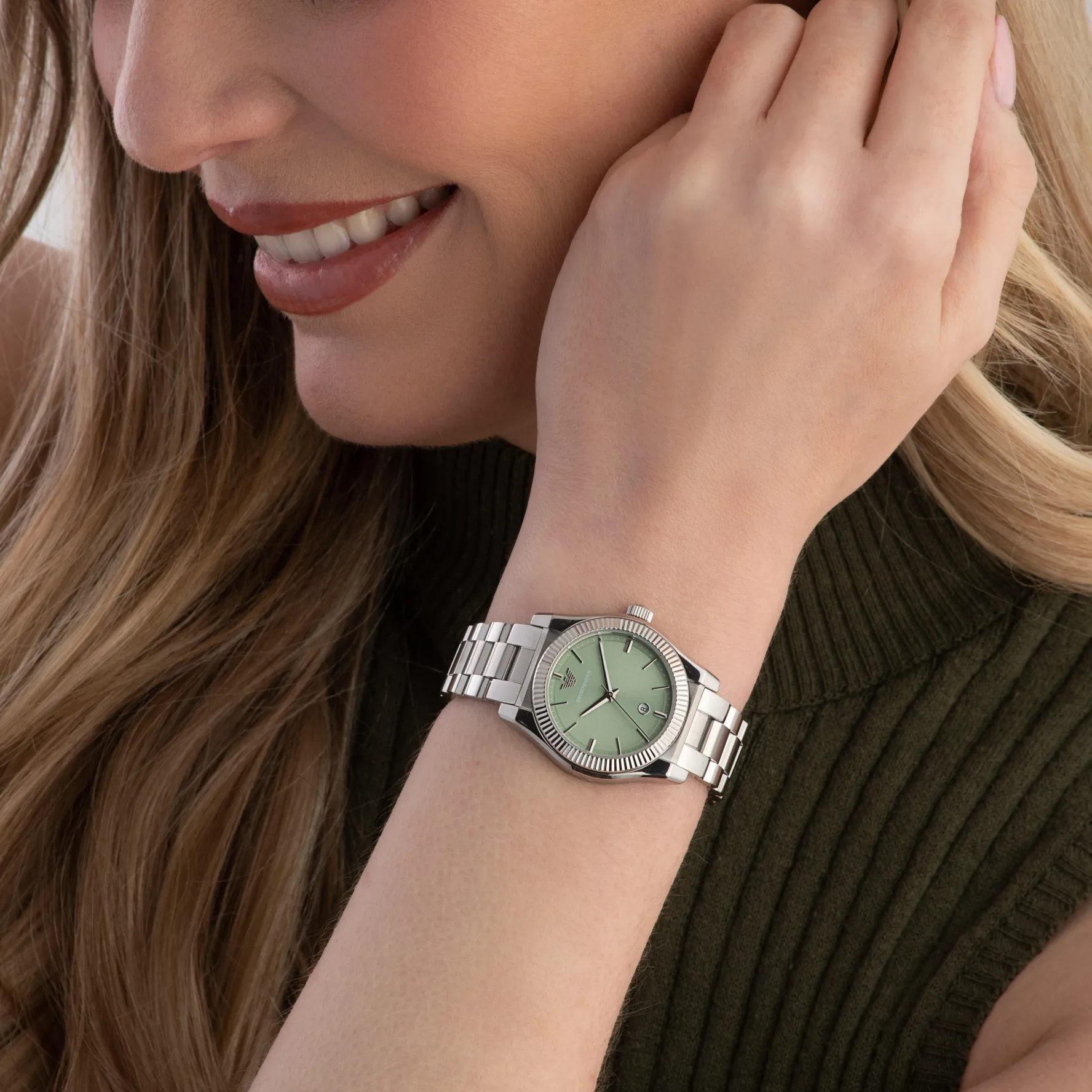 Emporio Armani 32mm Mint Ladies Watch