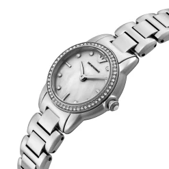 Emporio Armani 26mm Mother of Pearl Crystal Ladies Watch