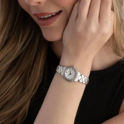 Emporio Armani 26mm Mother of Pearl Crystal Ladies Watch