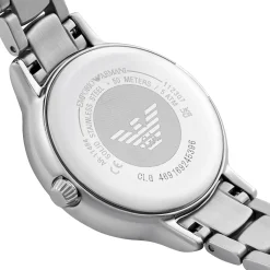 Emporio Armani 32mm Mother of Pearl Crystal Ladies Watch