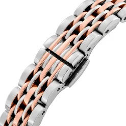 Emporio Armani 28mm Stainless Steel and Rose Gold Tone Crystal Ladies Watch