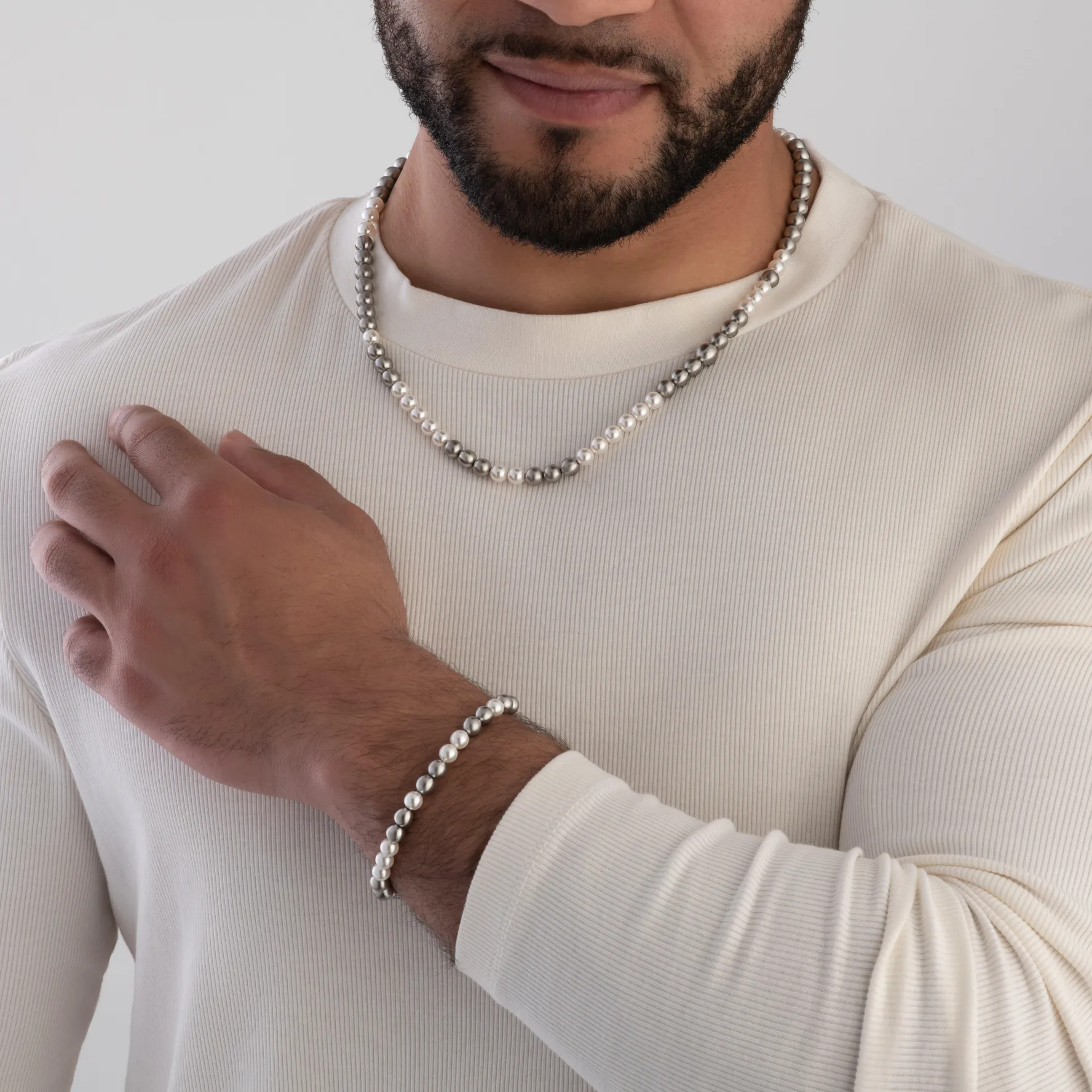 Emporio Armani Pearl Men’s Necklace