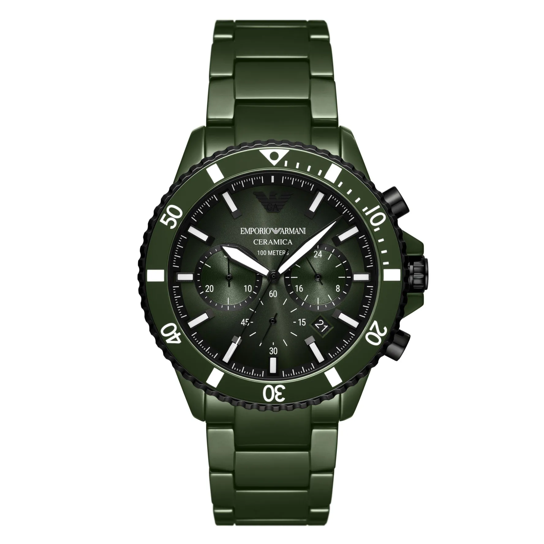 Emporio Armani Sea Explorer 43mm Ceramic Chronograph Men’s Watch