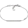 Emporio Armani Silver Cubic Zirconia Bracelet