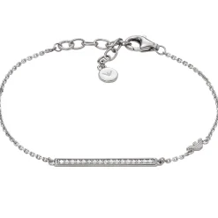 Emporio Armani Silver Cubic Zirconia Bracelet