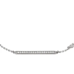Emporio Armani Silver Cubic Zirconia Bracelet