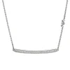 Emporio Armani Silver Cubic Zirconia Necklace