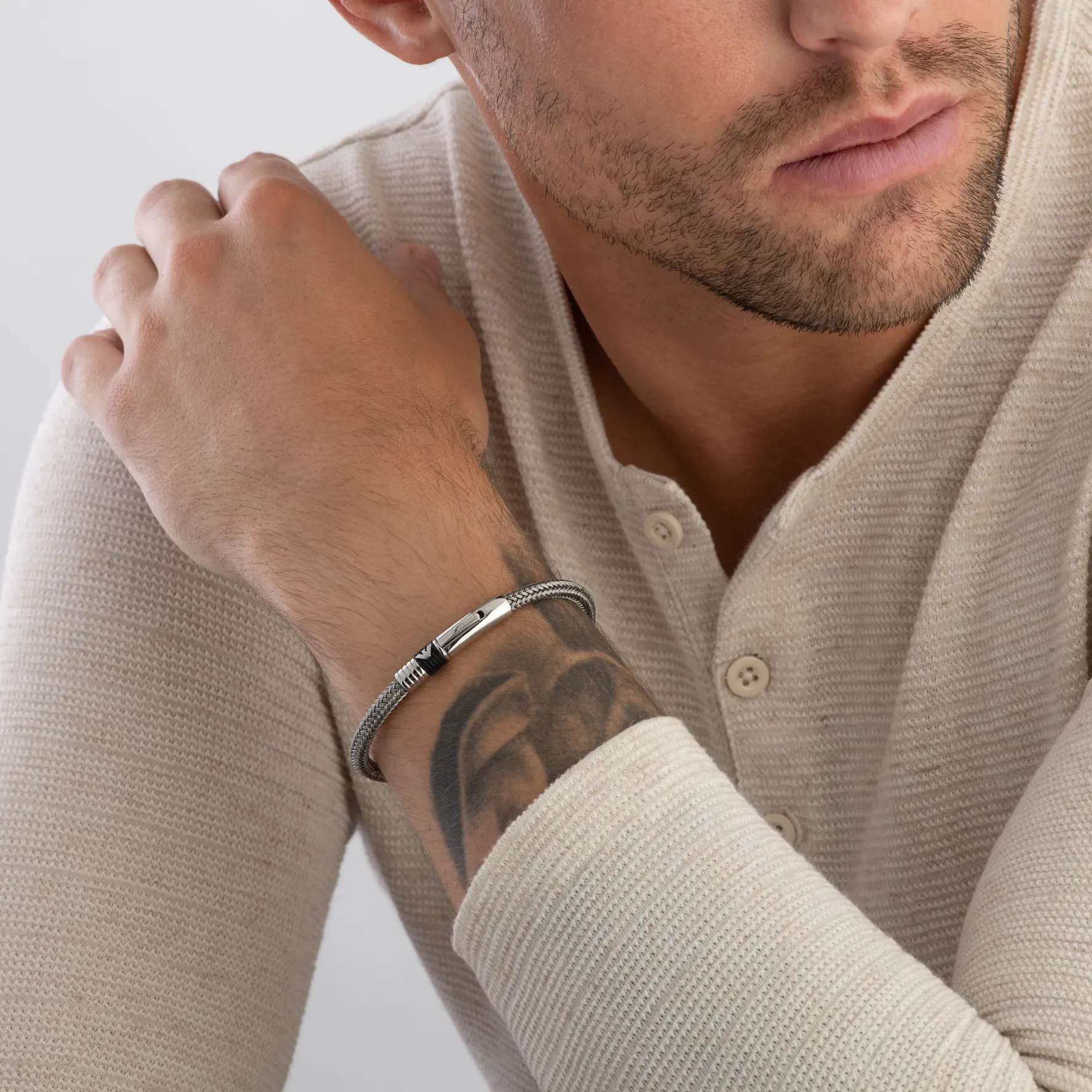 Emporio Armani Stainless Steel Men's Bracelet