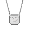 Emporio Armani Stainless Steel Logo Men’s Necklace