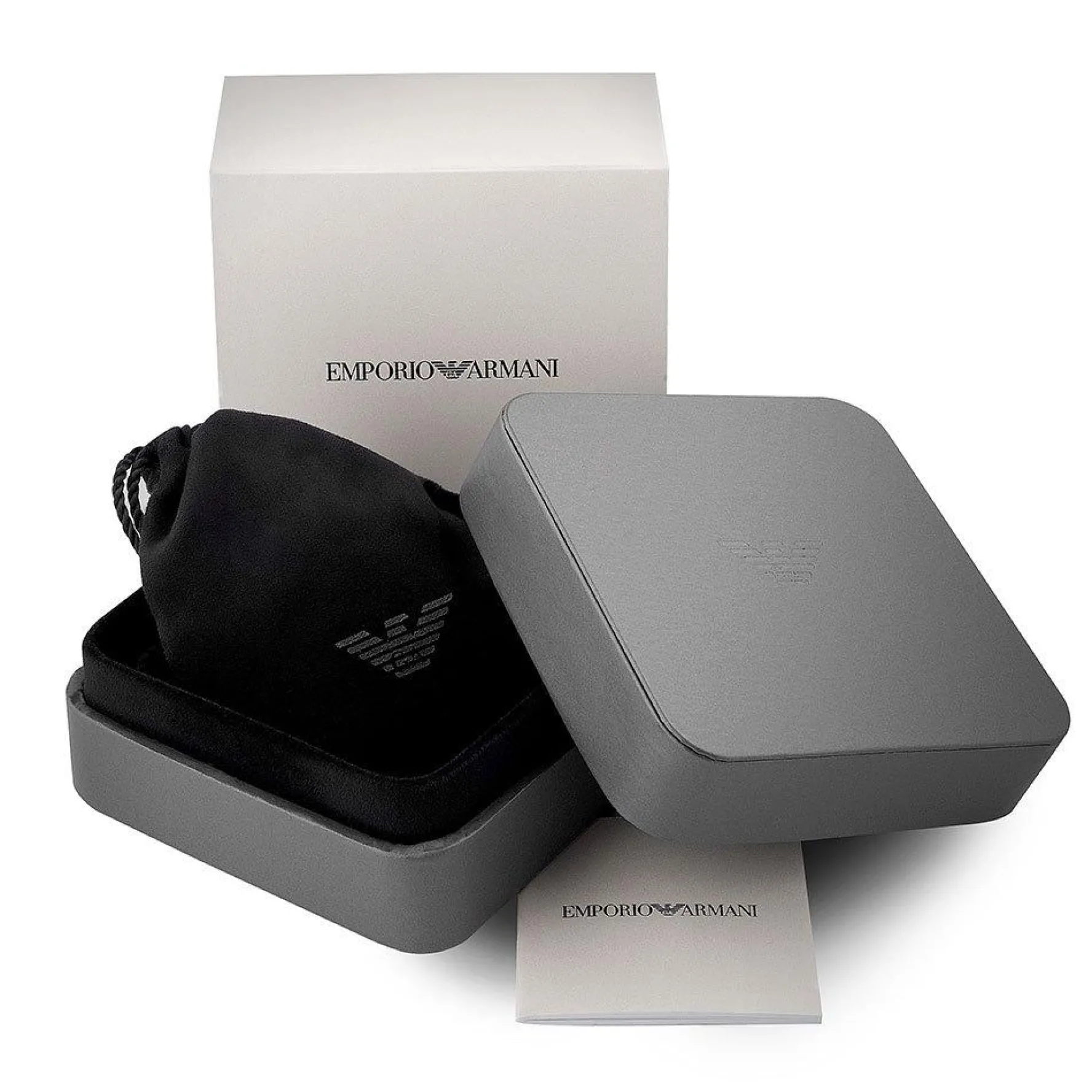 Emporio Armani Stainless Steel Cufflinks
