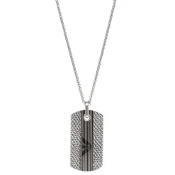 Emporio Armani Stainless Steel Dog Tag Men’s Pendant
