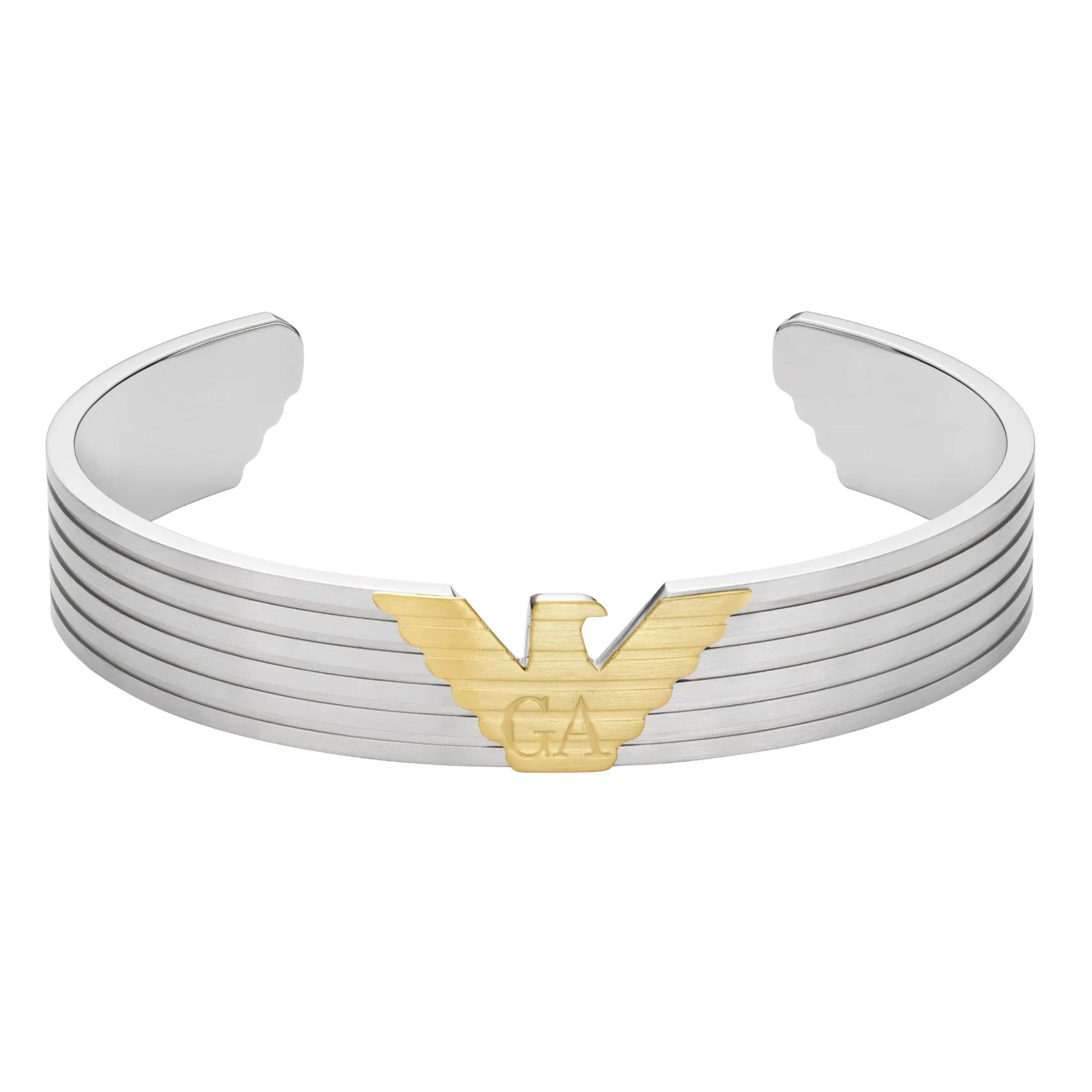 Emporio Armani Stainless Steel and Gold Tone Men’s Bracelet
