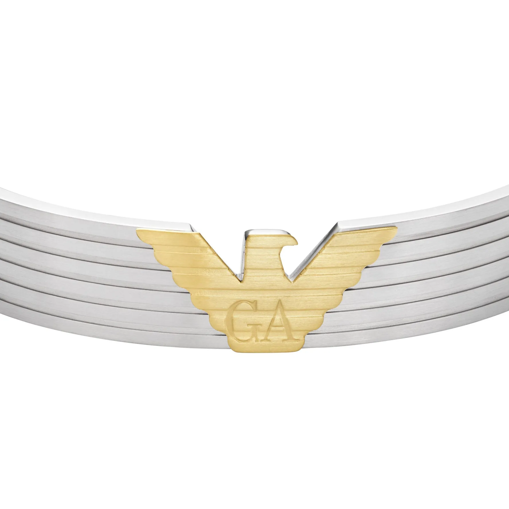 Emporio Armani Stainless Steel and Gold Tone Men’s Bracelet