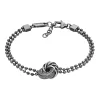 Emporio Armani Stainless Steel Interlocking Bracelet