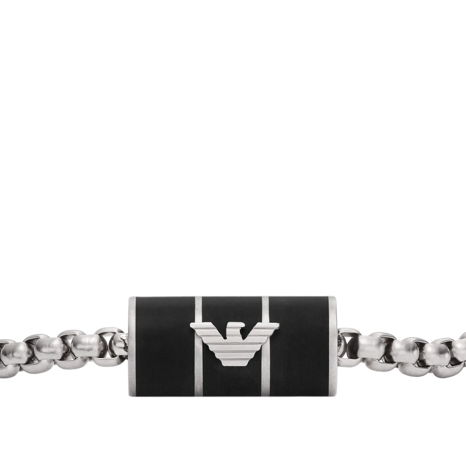 Emporio Armani Stainless Steel Rondel Bracelet