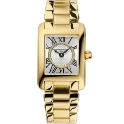 Frederique Constant Classics Carree 21mm Yellow Gold PVD Diamond Ladies Watch