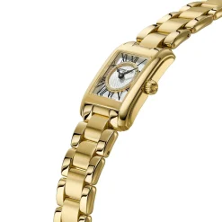 Frederique Constant Classics Carree 21mm Yellow Gold PVD Diamond Ladies Watch