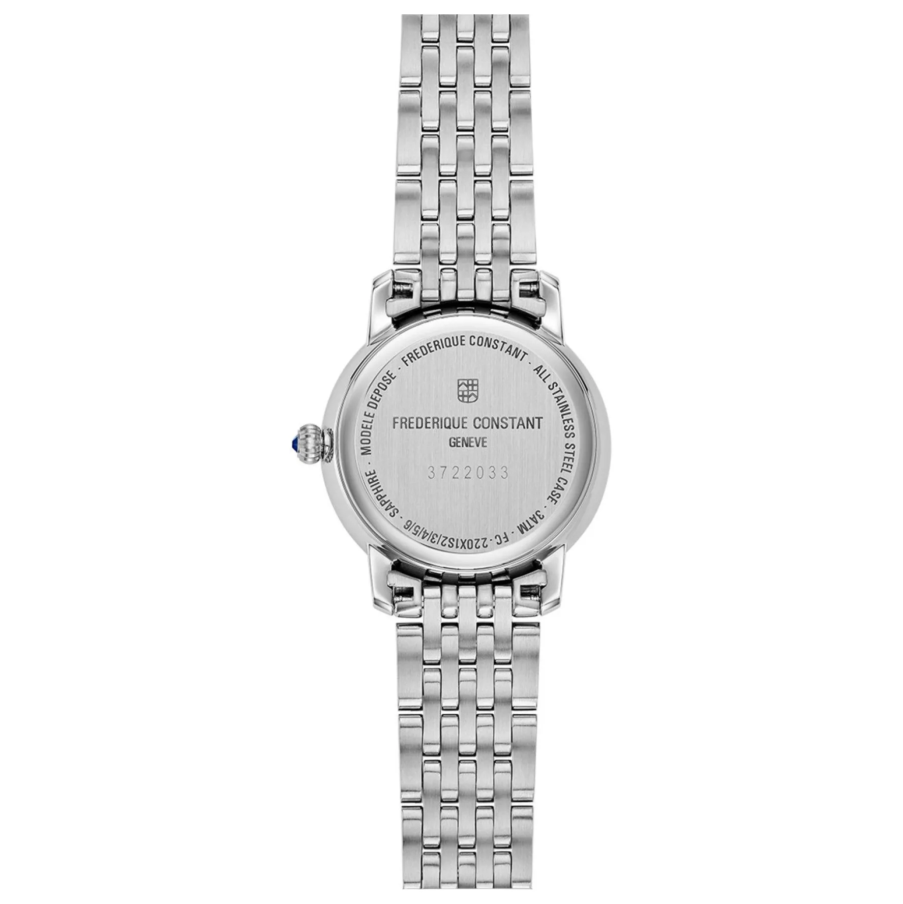 Frederique Constant Classics Slimline 30mm Diamond Mother of Pearl Ladies Watch
