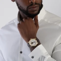 Frederique Constant Classics Heart Beat Moonphase 40mm Yellow Gold Plated Automatic Men’s Watch