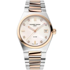 Frederique Constant Highlife 31mm Stainless Steel and Rose Gold Plated Diamond Ladies Watch
