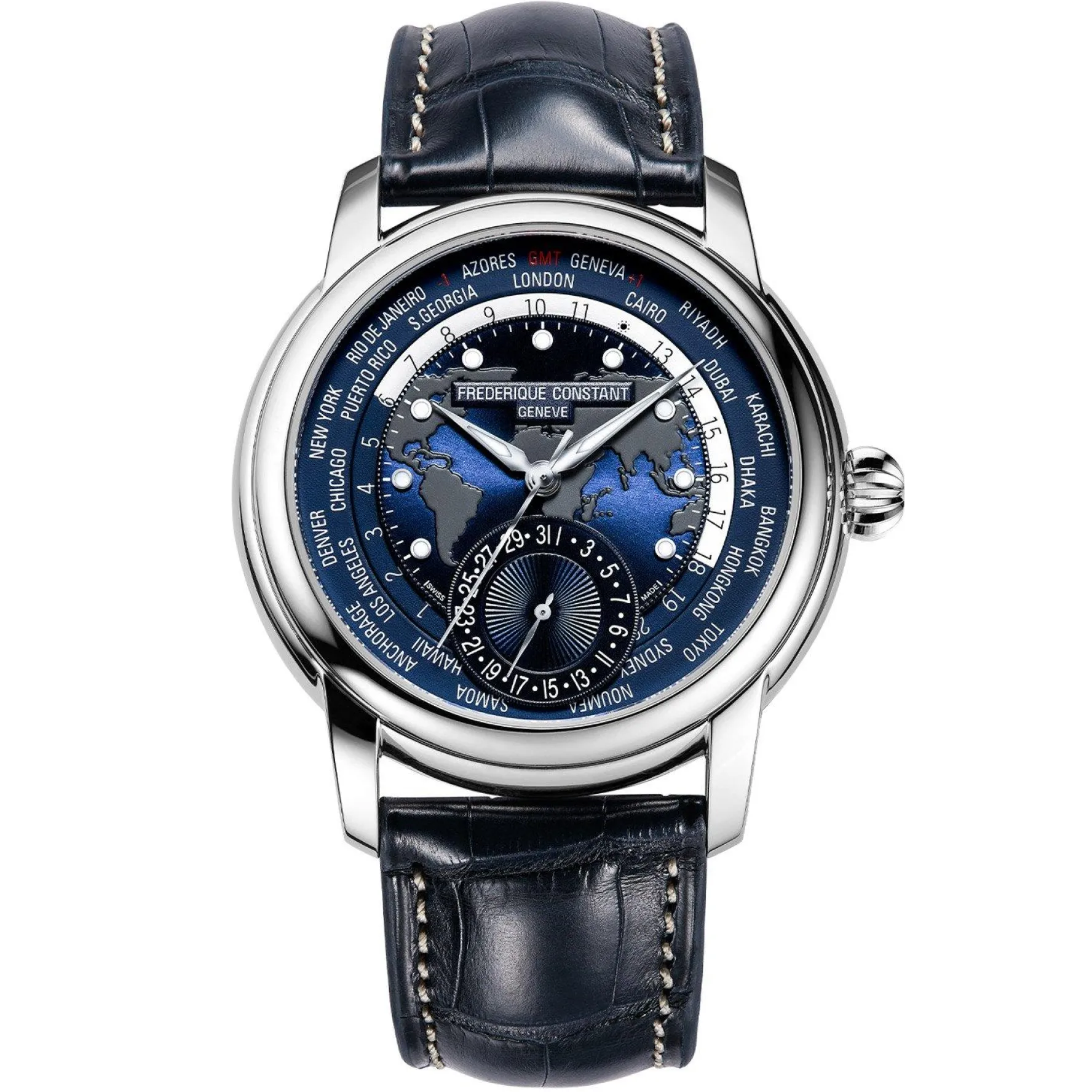 Frederique Constant Manufacture Classic Worldtimer 42mm Automatic Men’s Watch
