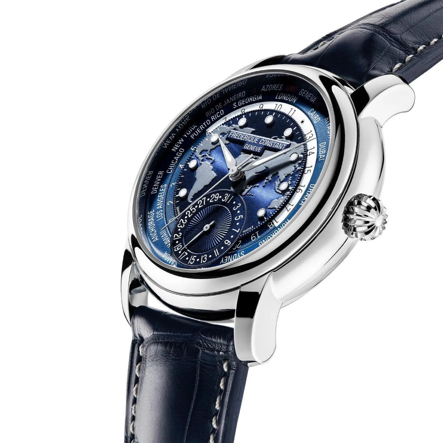 Frederique Constant Manufacture Classic Worldtimer 42mm Automatic Men’s Watch