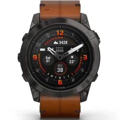 Garmin Epix Pro (Gen 2) Sapphire Edition 51mm Titanium Leather Smartwatch