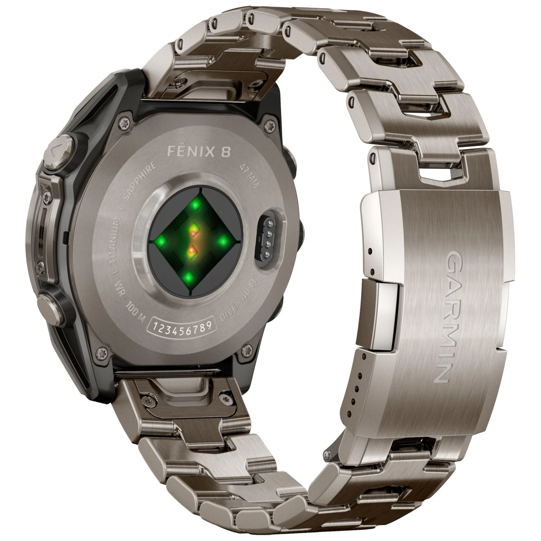 Garmin Fenix 8 AMOLED 47mm Titanium Multisport GPS Smartwatch