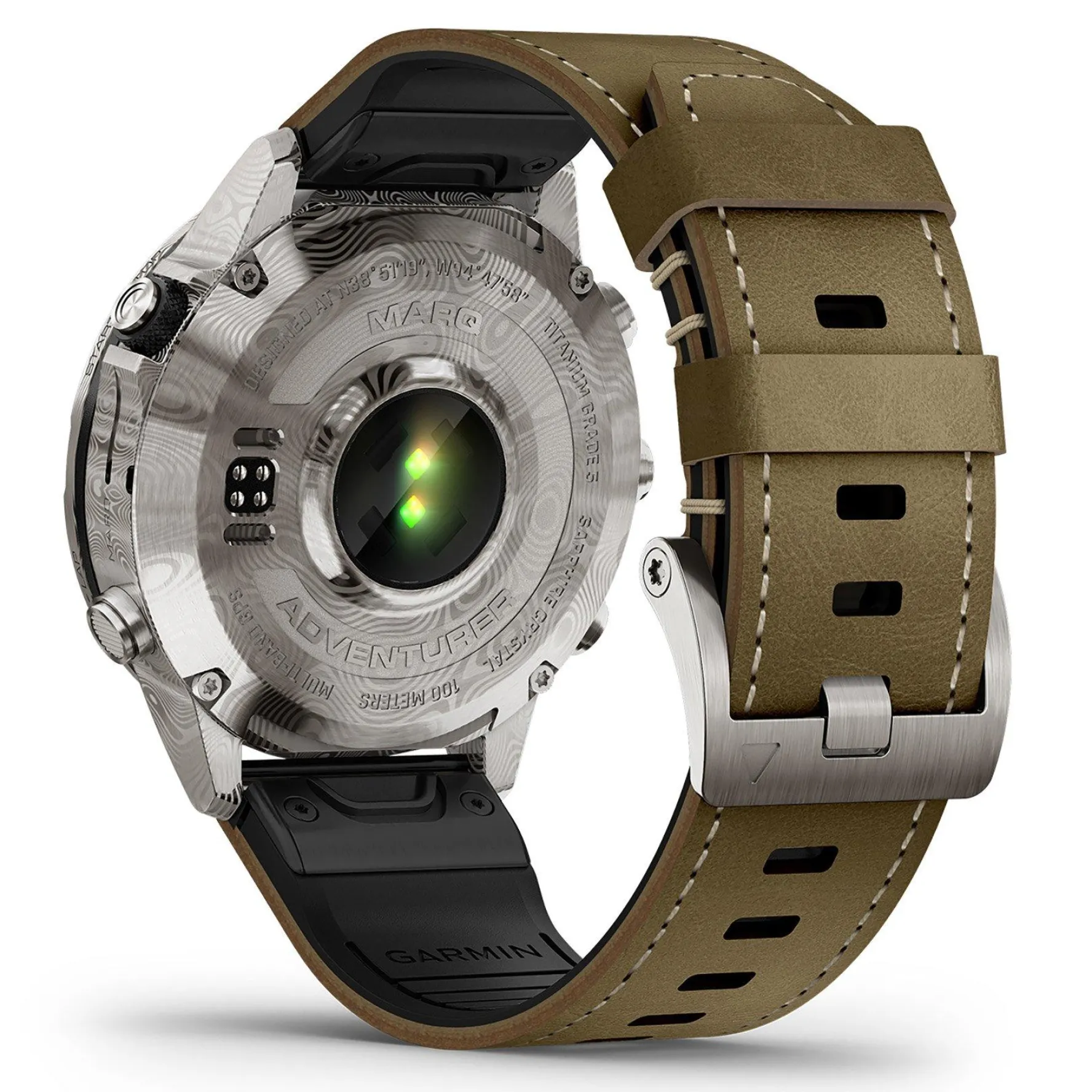 Garmin MARQ Adventurer (Gen 2) Damascus Steel Edition 46mm Smartwatch
