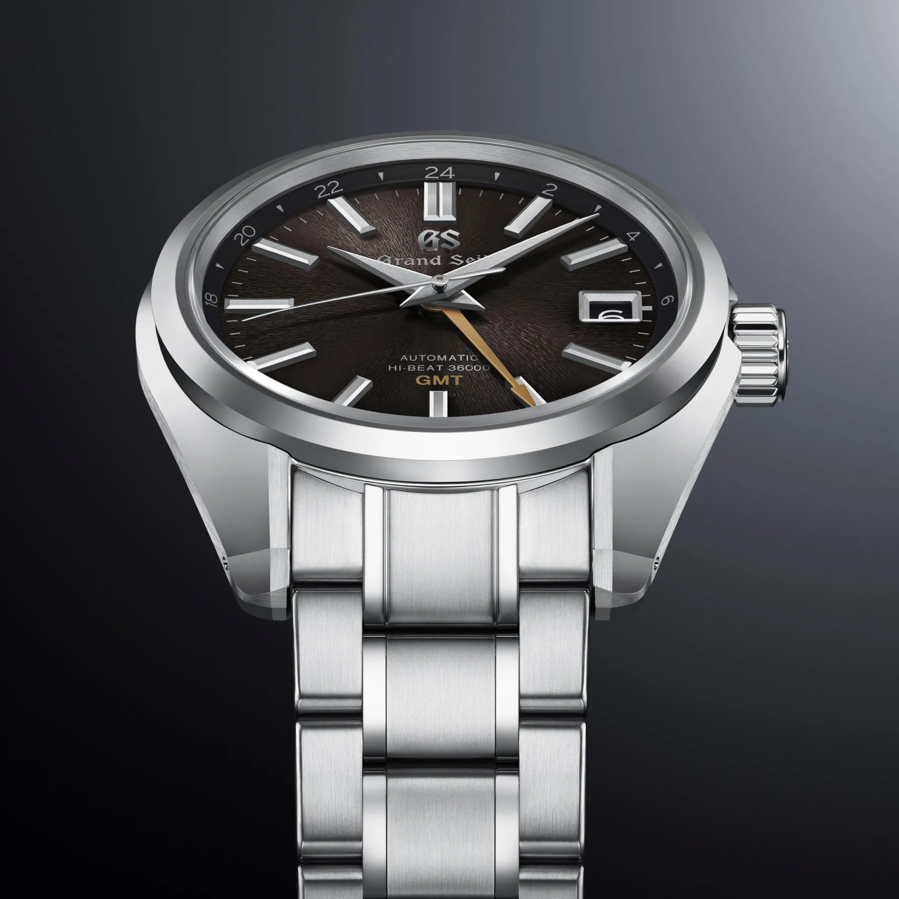 Grand Seiko Heritage 'Dusk Mount Iwate' 40mm GMT Automatic Men’s Watch