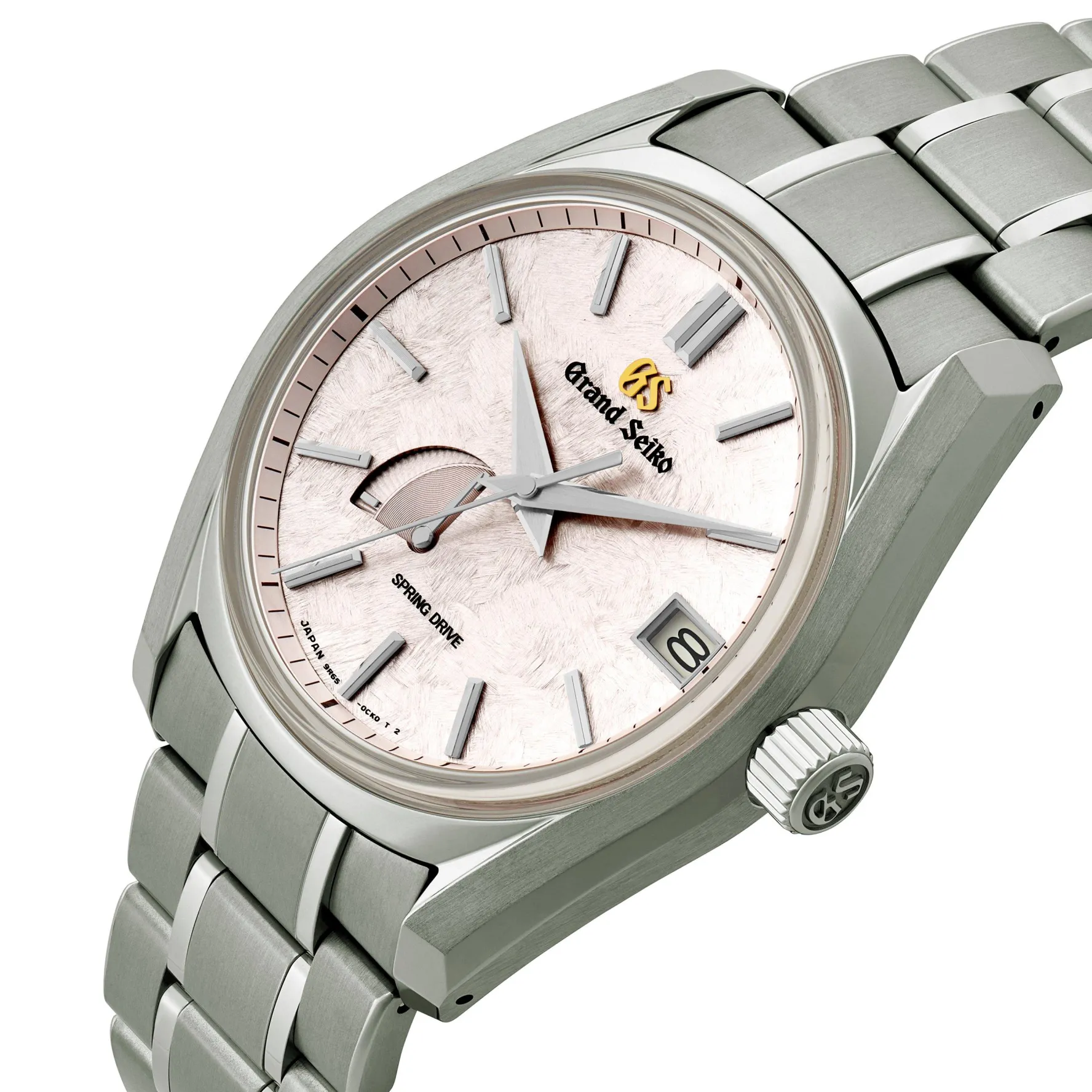 Grand Seiko Heritage Shunbun Cherry Blossom 40mm Titanium Spring Drive Automatic Men’s Watch