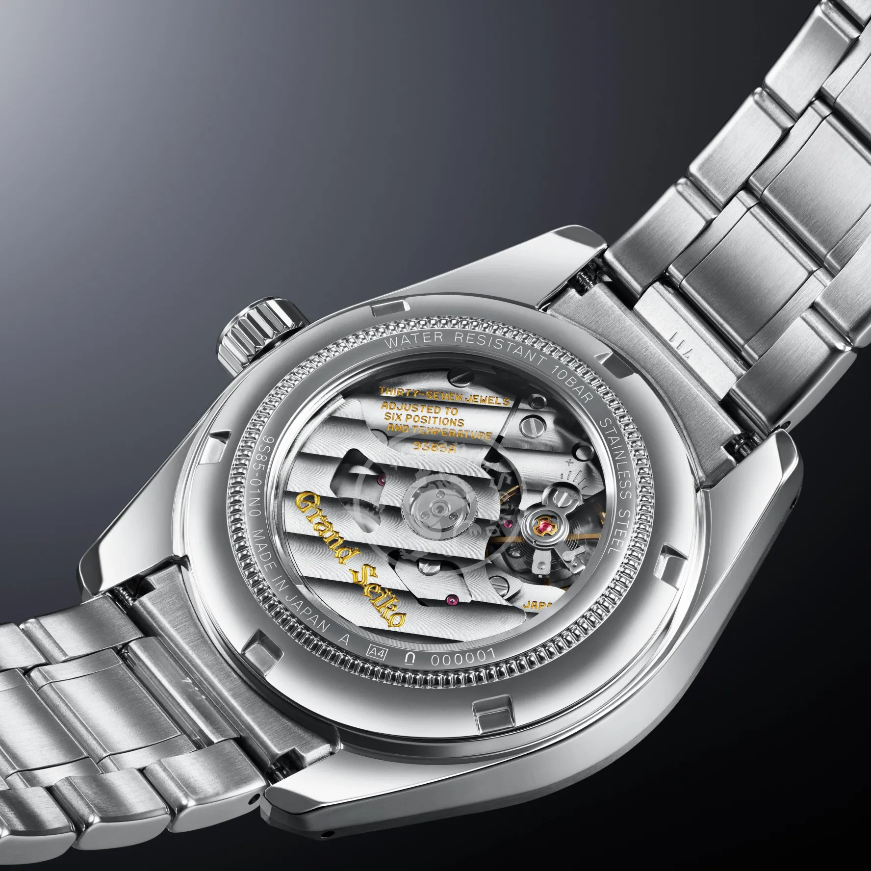Grand Seiko Heritage 'Snowfall Mount Iwate' 40mm Automatic Men’s Watch