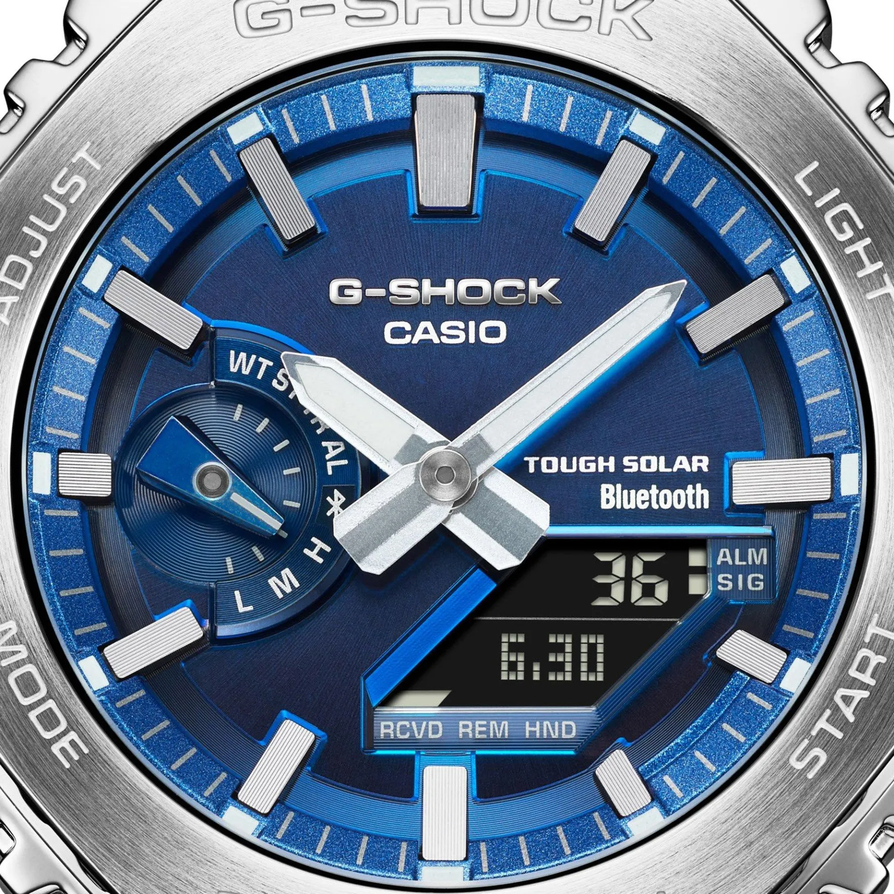G-Shock Full Metal 2100 44mm Stainless Steel Solar Powered Men’s Watch