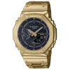 G-Shock Full Metal 2100 Series 48.6mm Yellow Gold Tone Solar Powered Men's Watch
