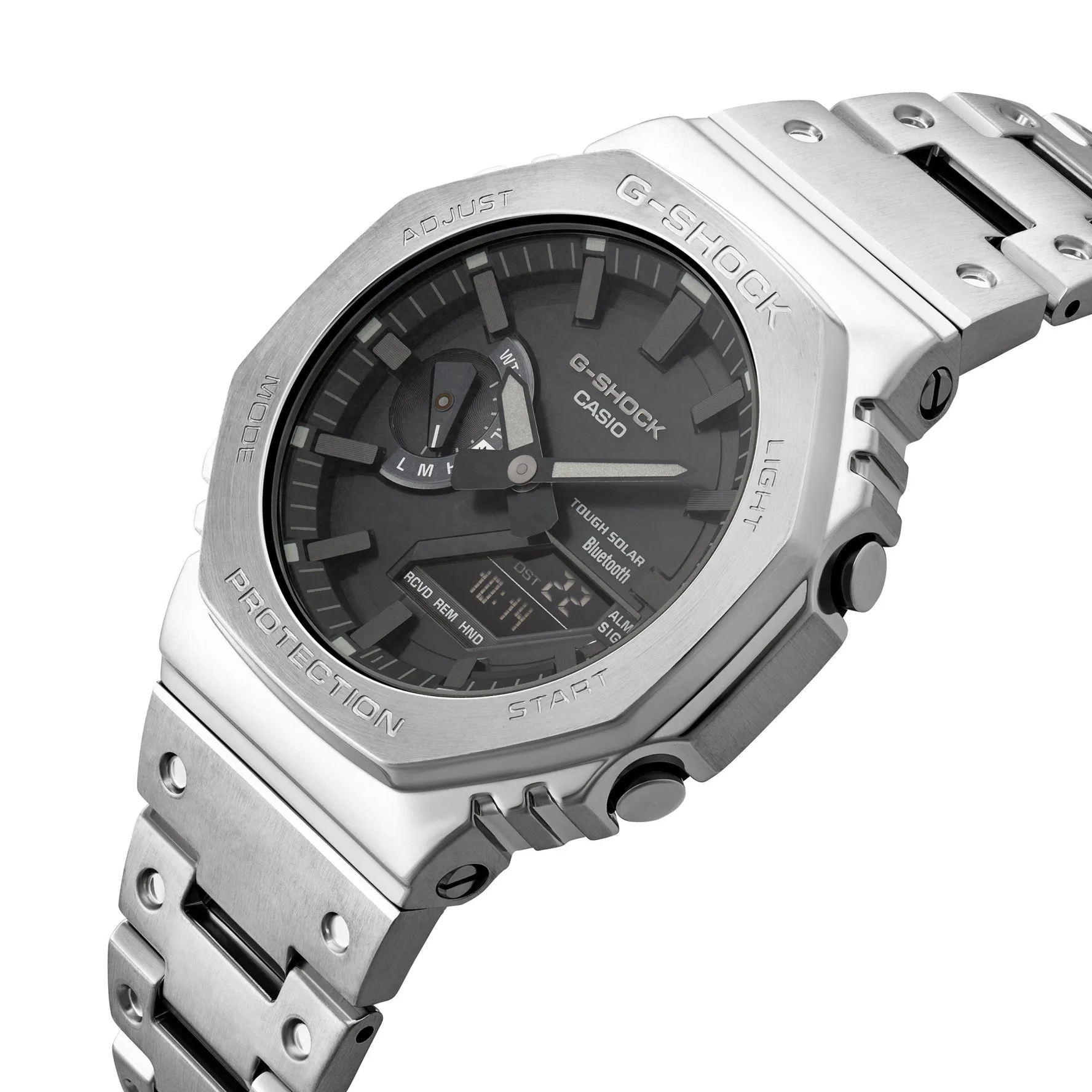 G-Shock Full Metal 2100 Series 48.6mm Stainless Steel Solar Powered Men’s Watch