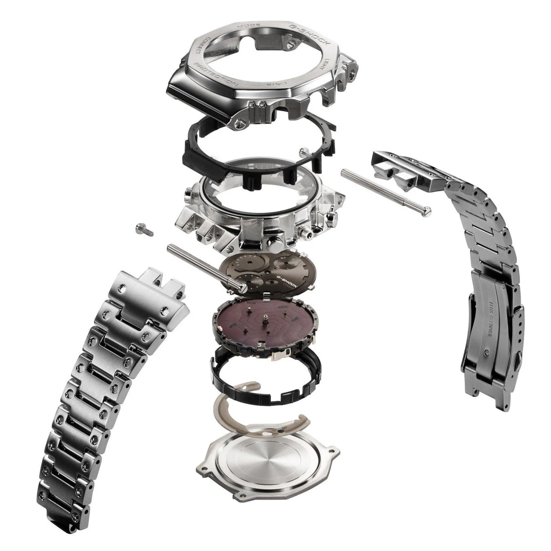 G-Shock Full Metal Chrono 44.4mm Solar Powered Men’s Watch