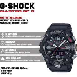 G-Shock Mudmaster Carbon Core Guard 55.4mm Men's Watch