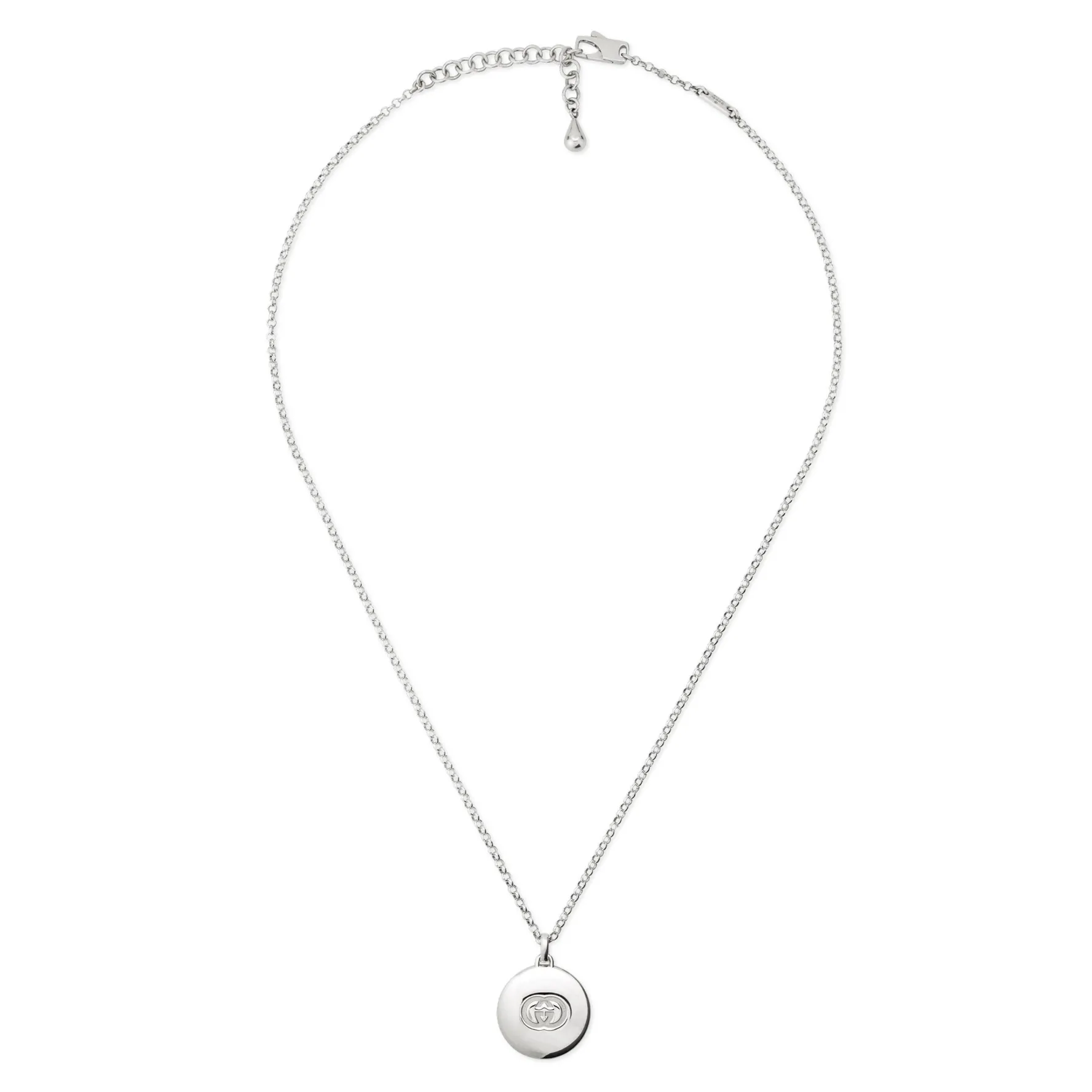 Gucci Blind For Love Silver Necklace