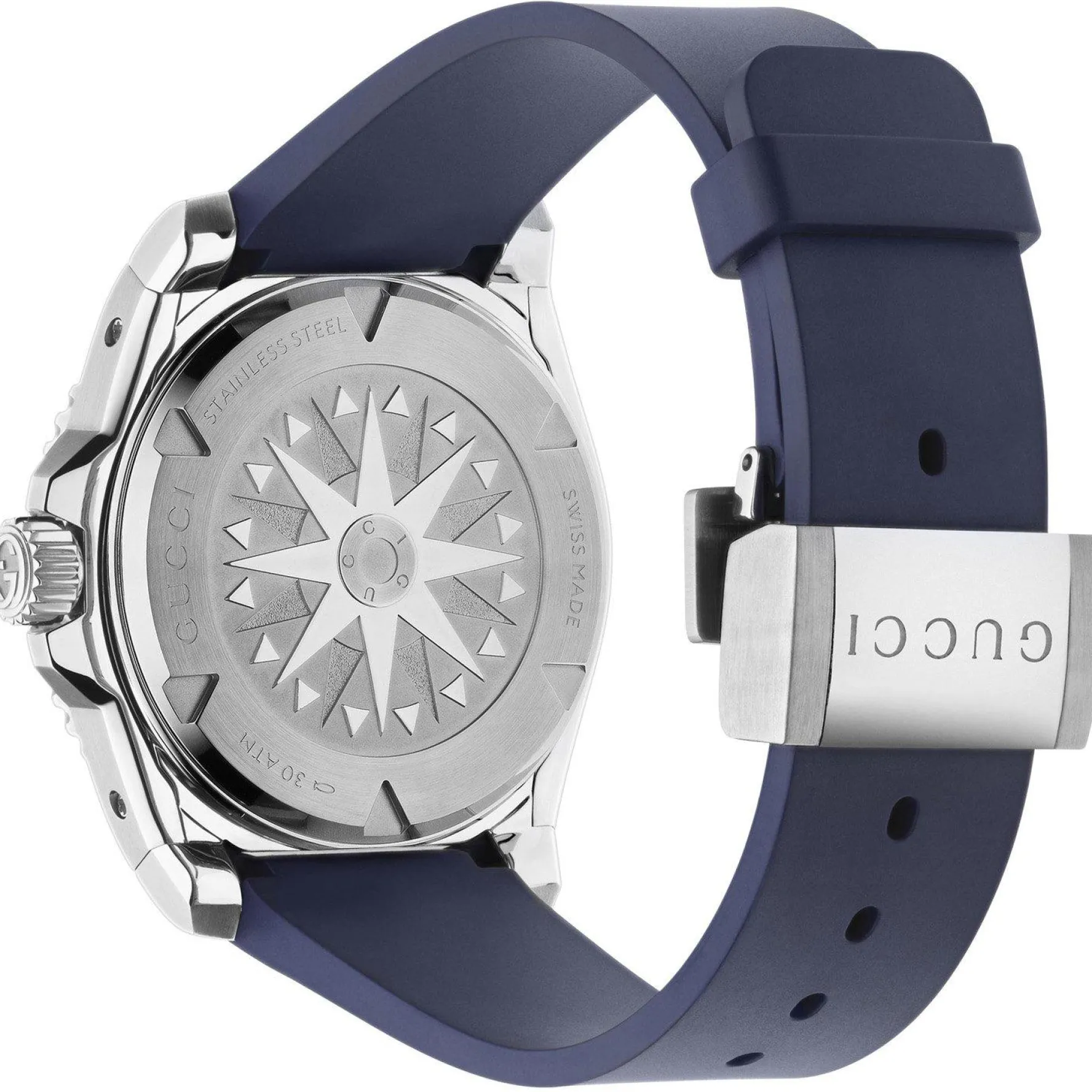 Gucci Dive 40mm Blue Rubber Strap Automatic Men’s Watch