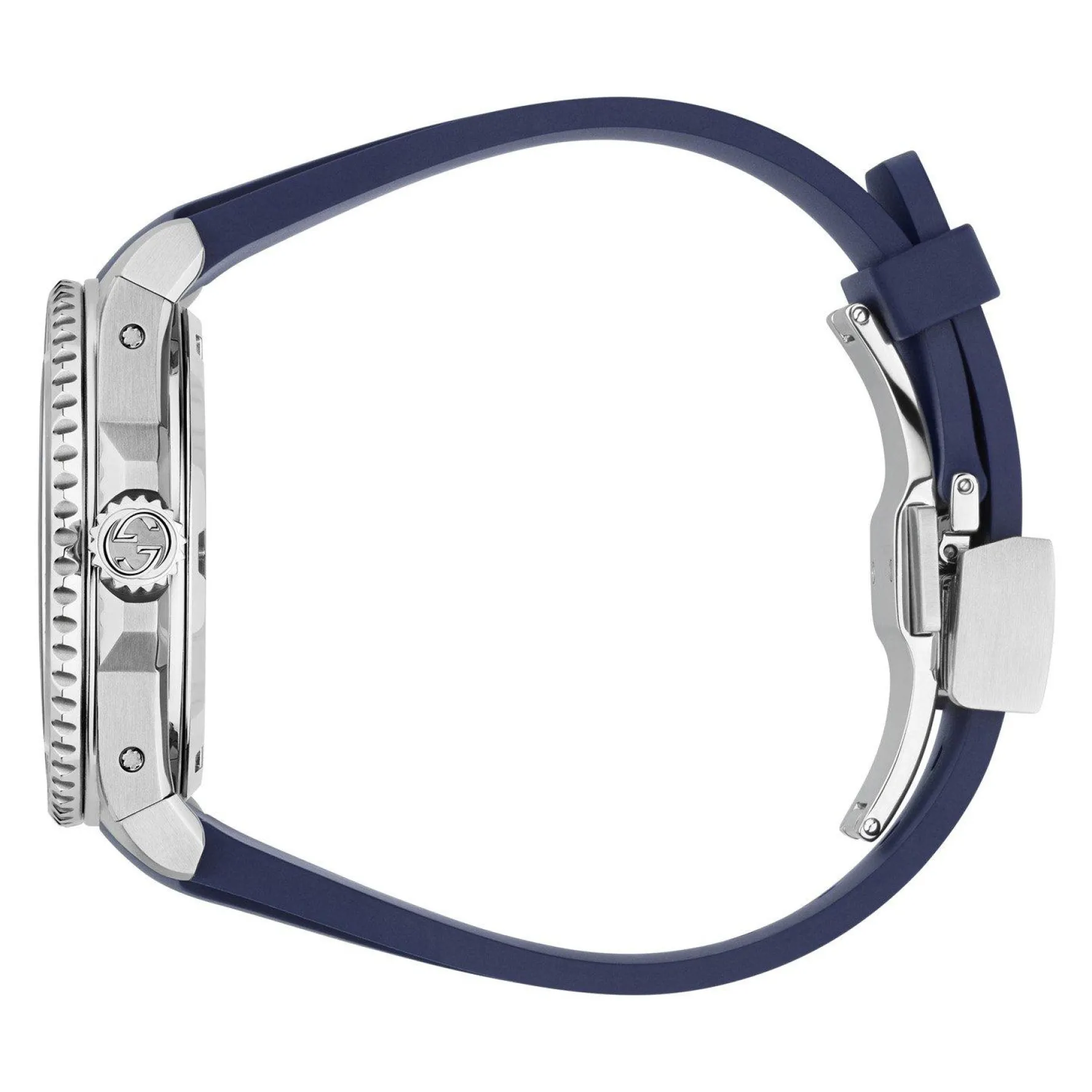 Gucci Dive 40mm Blue Rubber Strap Automatic Men’s Watch