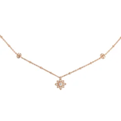 Gucci Flora 18ct Rose Gold Diamond Necklace