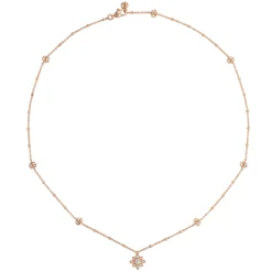 Gucci Flora 18ct Rose Gold Diamond Necklace