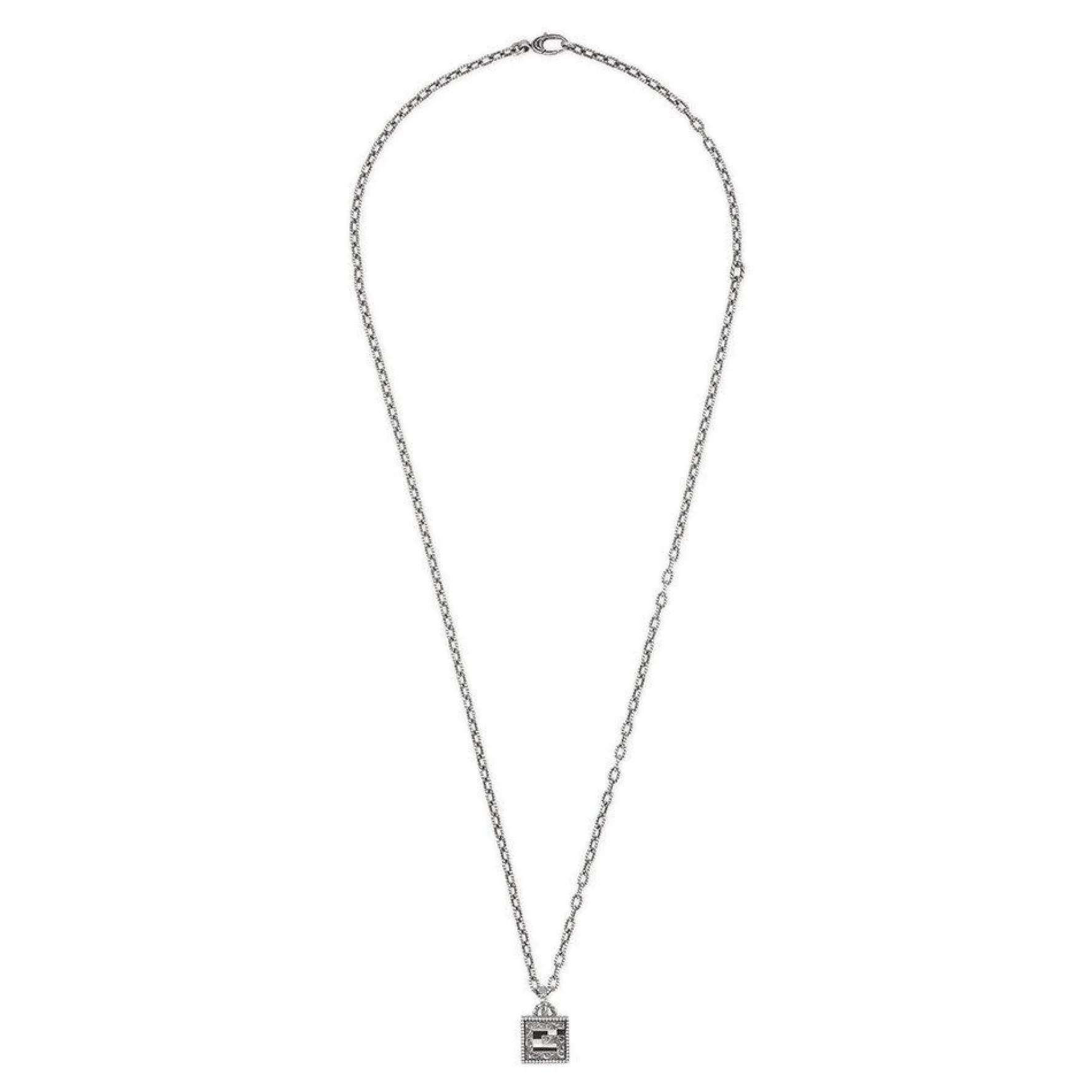 Gucci G Cube Silver Pendant