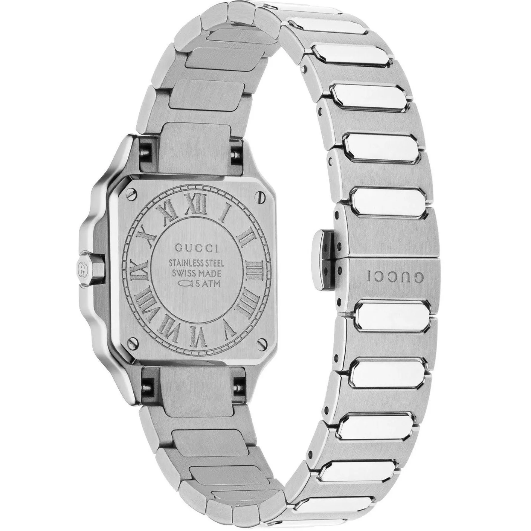 Gucci G-Flat 24mm Diamond Ladies Watch