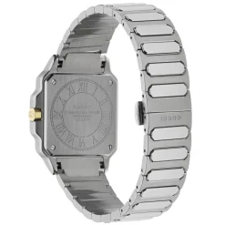 Gucci G-Flat 30mm Stainless Steel and Yellow Gold Plated Watch