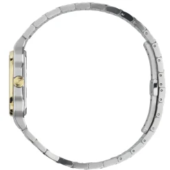 Gucci G-Flat 30mm Stainless Steel and Yellow Gold Plated Watch